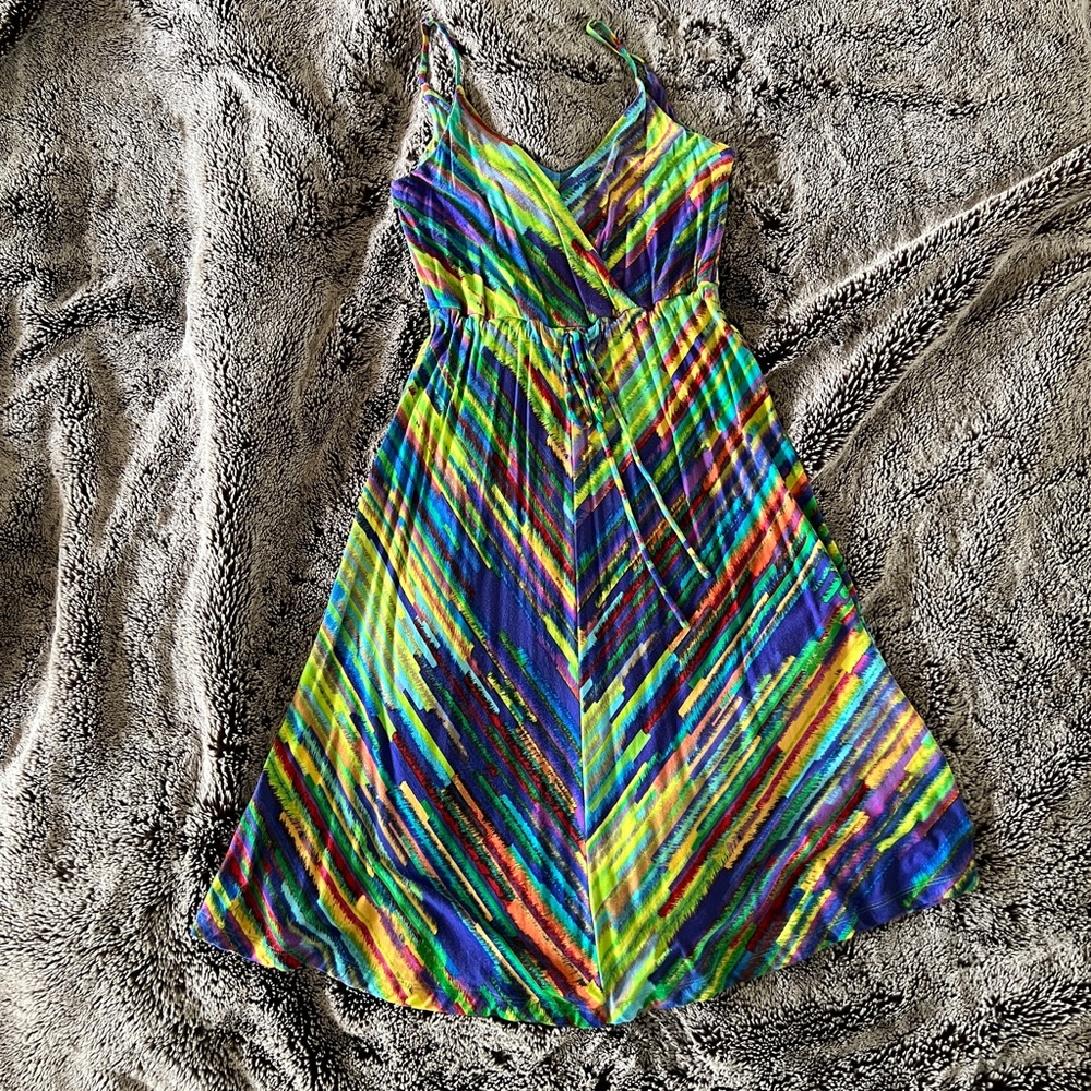 Calvin Klein, multi colored summer dress, size 2